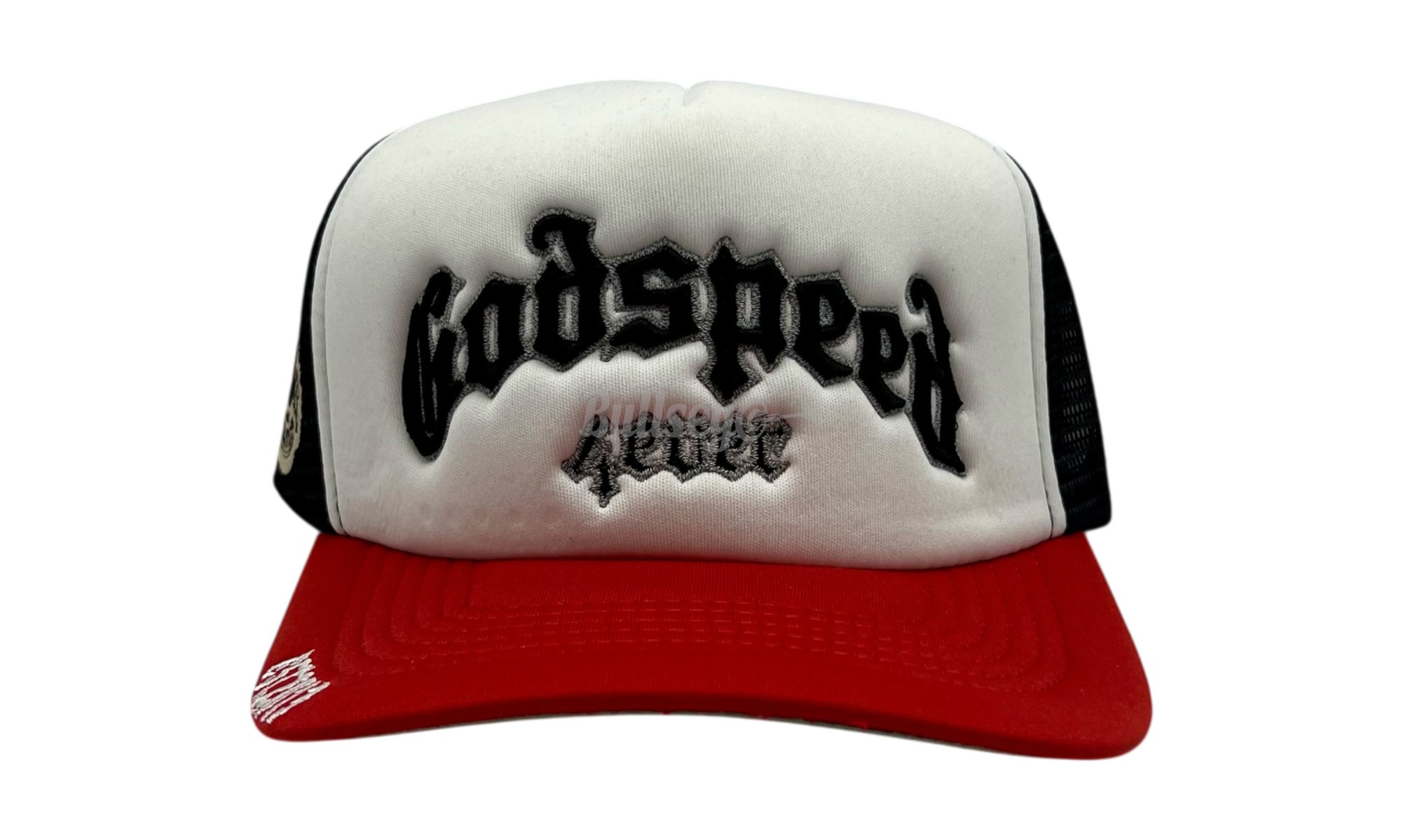 Godspeed Forever Black/Red Foam Trucker Hat-Bullseye Sneaker Boutique
