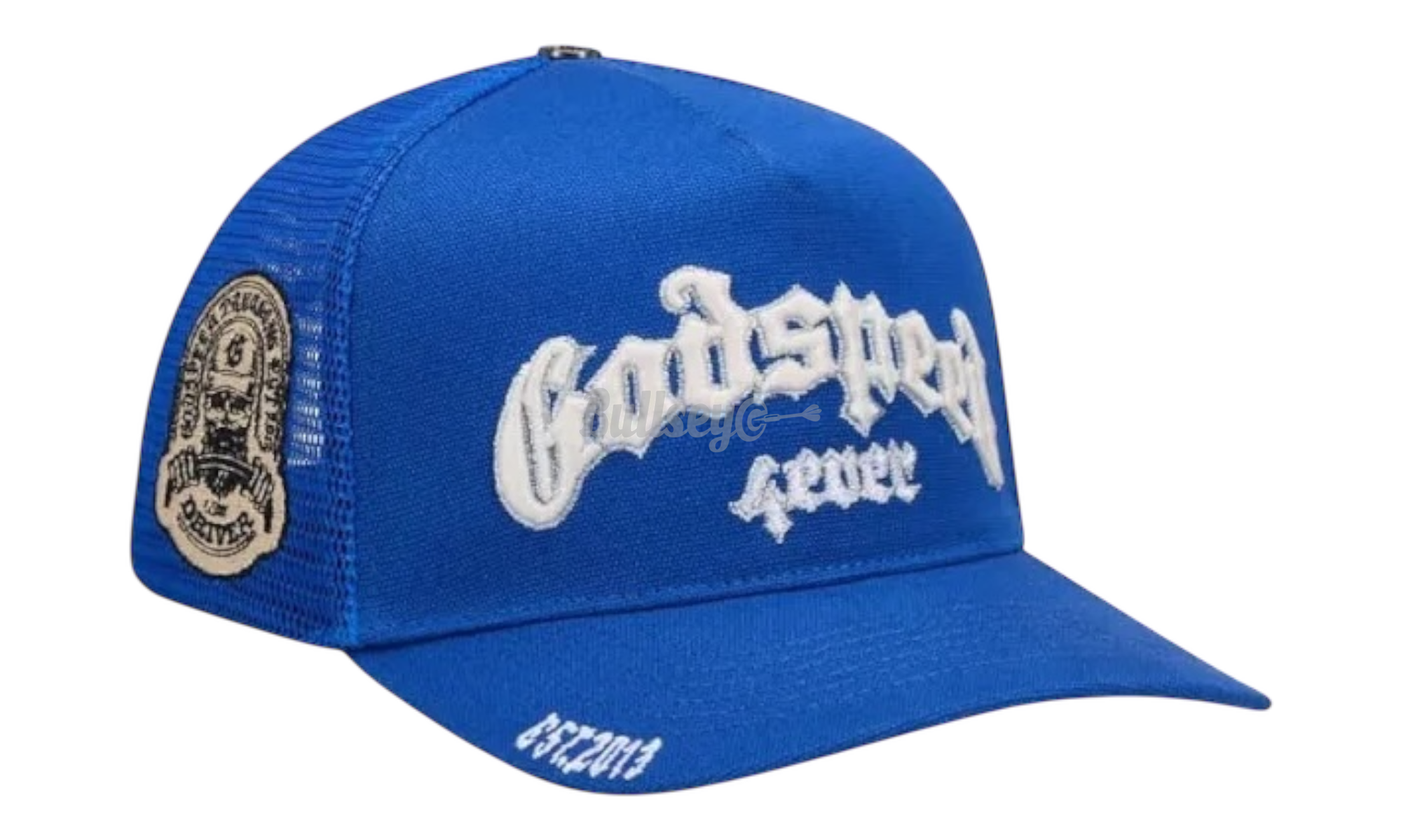Godspeed Forever Royal Blue Trucker Hat