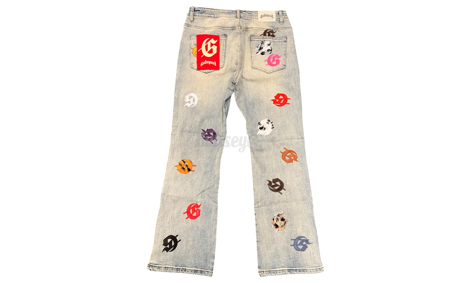 Godspeed Infinity Multi-Color Denim Blue Jeans