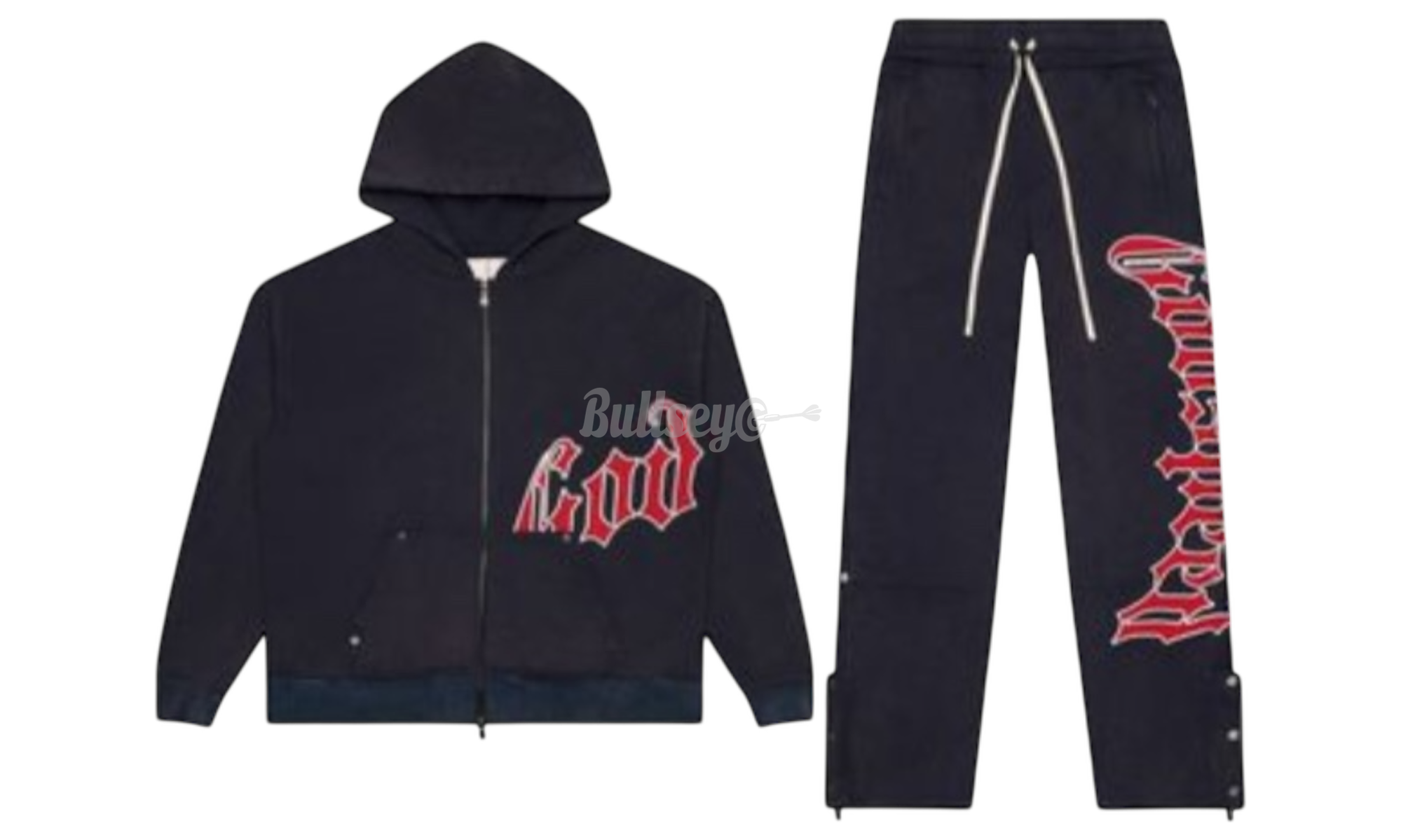 Godspeed OG Logo Navy/Red V2 Sweatsuit-Bullseye Sneaker Boutique