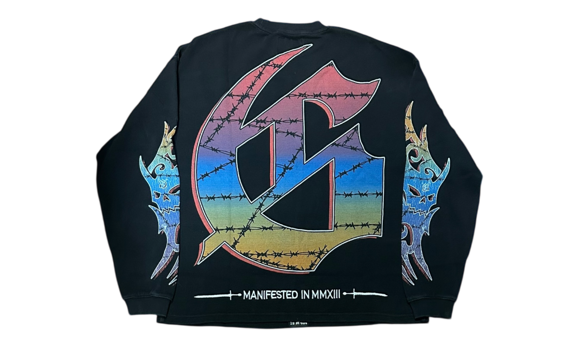 Godspeed Ollie Washed Black Thermal Longsleeve T-Shirt