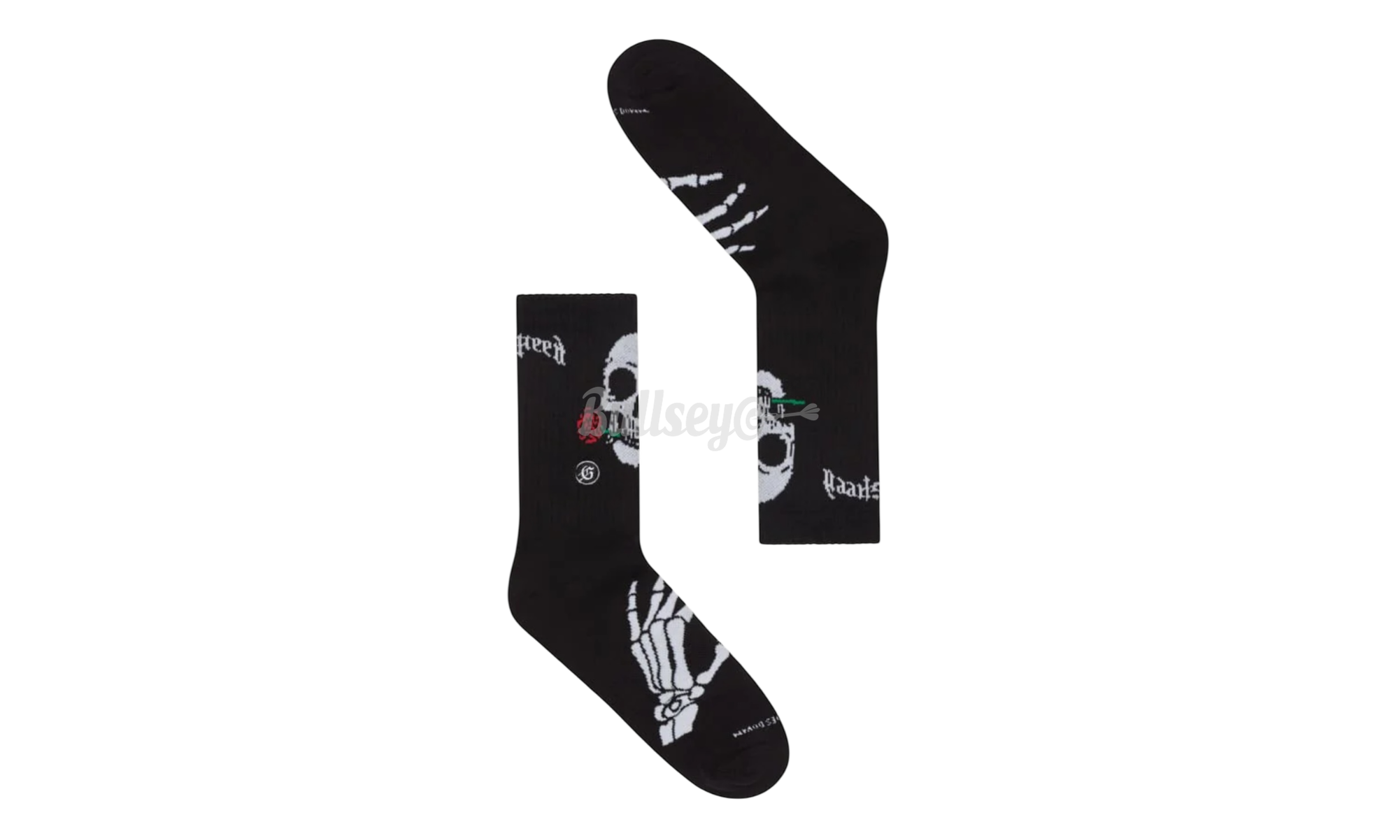 Godspeed Skull & Roses Black Socks