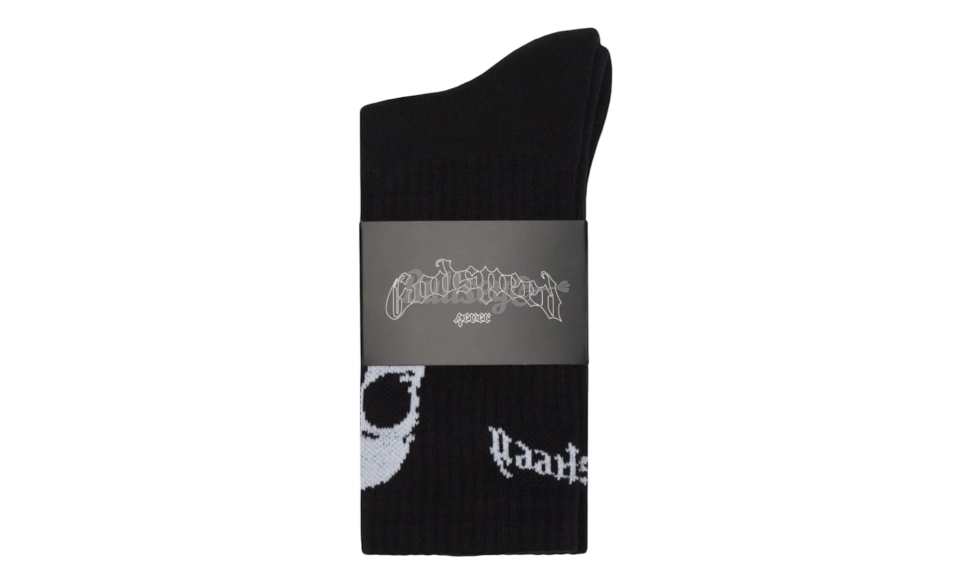 Godspeed Skull & Roses Black Socks-Bullseye Sneaker Boutique