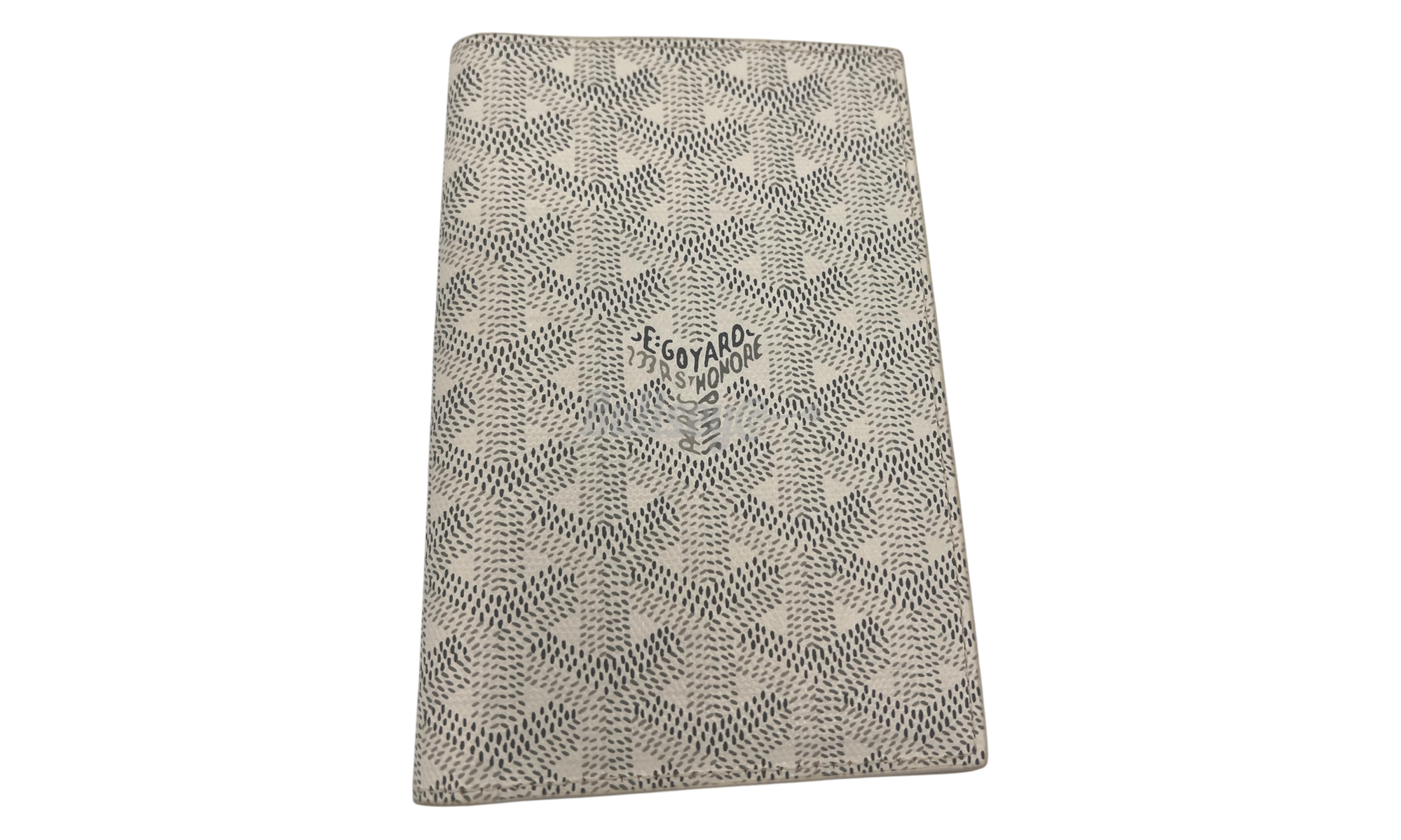 Goyard Greenelle Passport Cover White (PreOwned)-Bullseye Sneaker Boutique