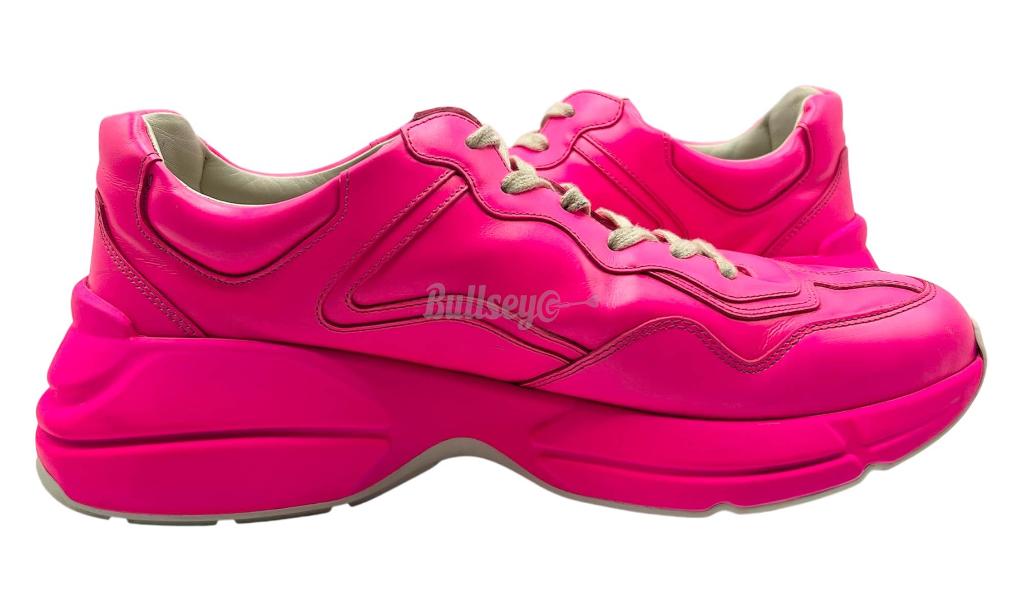 Gucci Ryhton Low "Fuchsia silver" (PreOwned)