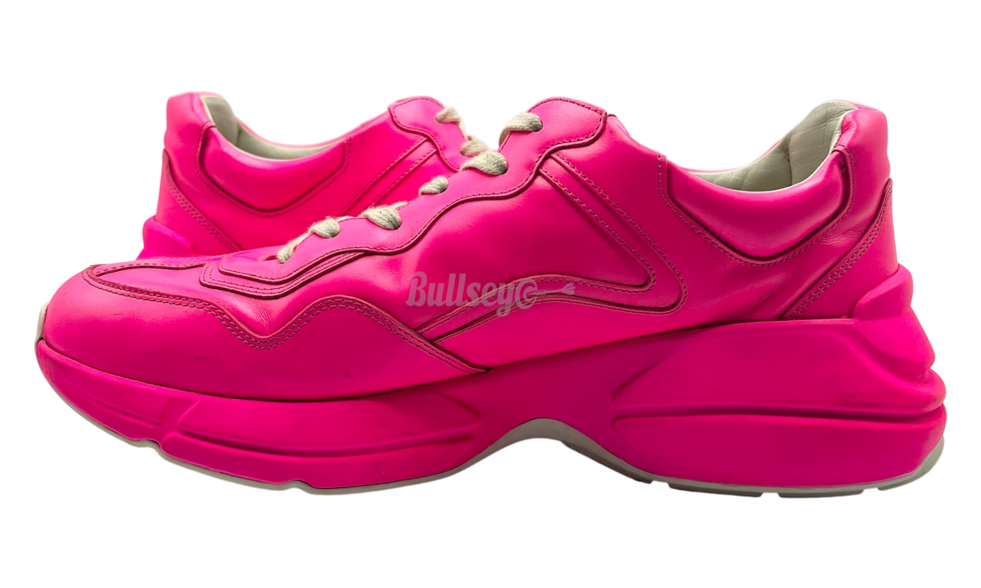 Gucci Ryhton Low "Fuchsia silver" (PreOwned)