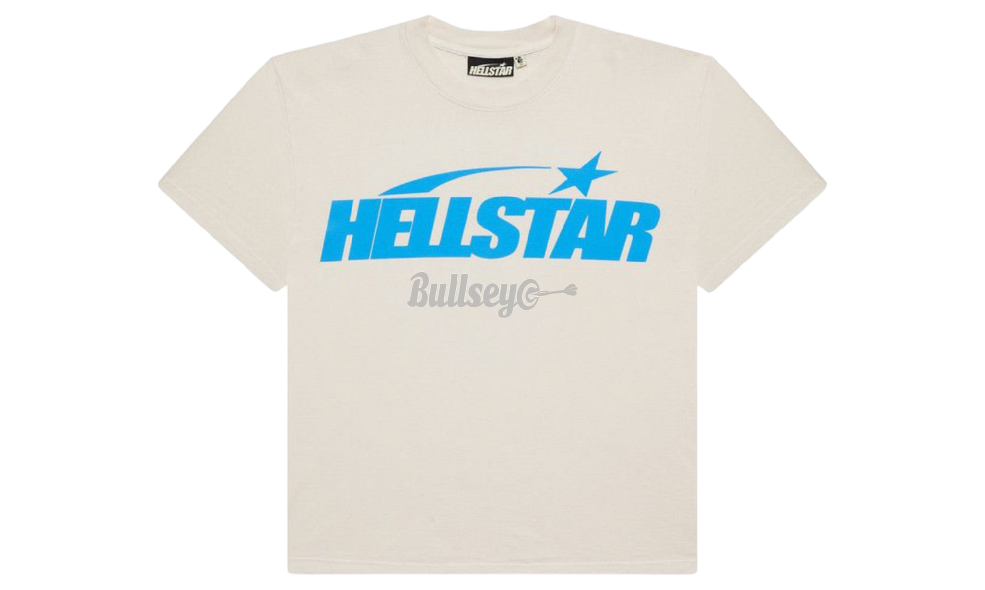 Hellstar Classic T-Shirt (Regular Logo) White/Blue | BullseyeSB
