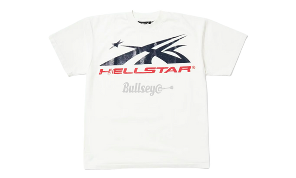 Hellstar Sport Logo Gel White T-Shirt-air hornets jordan 1 mid coral gold 852542 600 release info