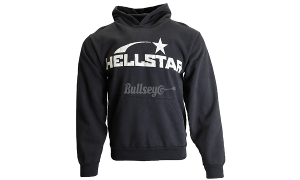 Hellstar Studios Basic Logo Black Hoodie-AIR Muslin JORDAN