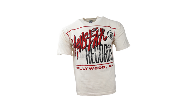 Hellstar Studios Records Path to Paradise Hollywood T-Shirt-Florens applique flower leather sandals
