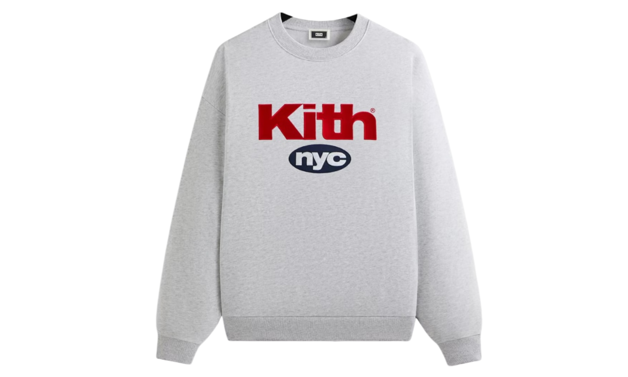 Kith NYC Nimbus Logo Nelson Grey Crewneck