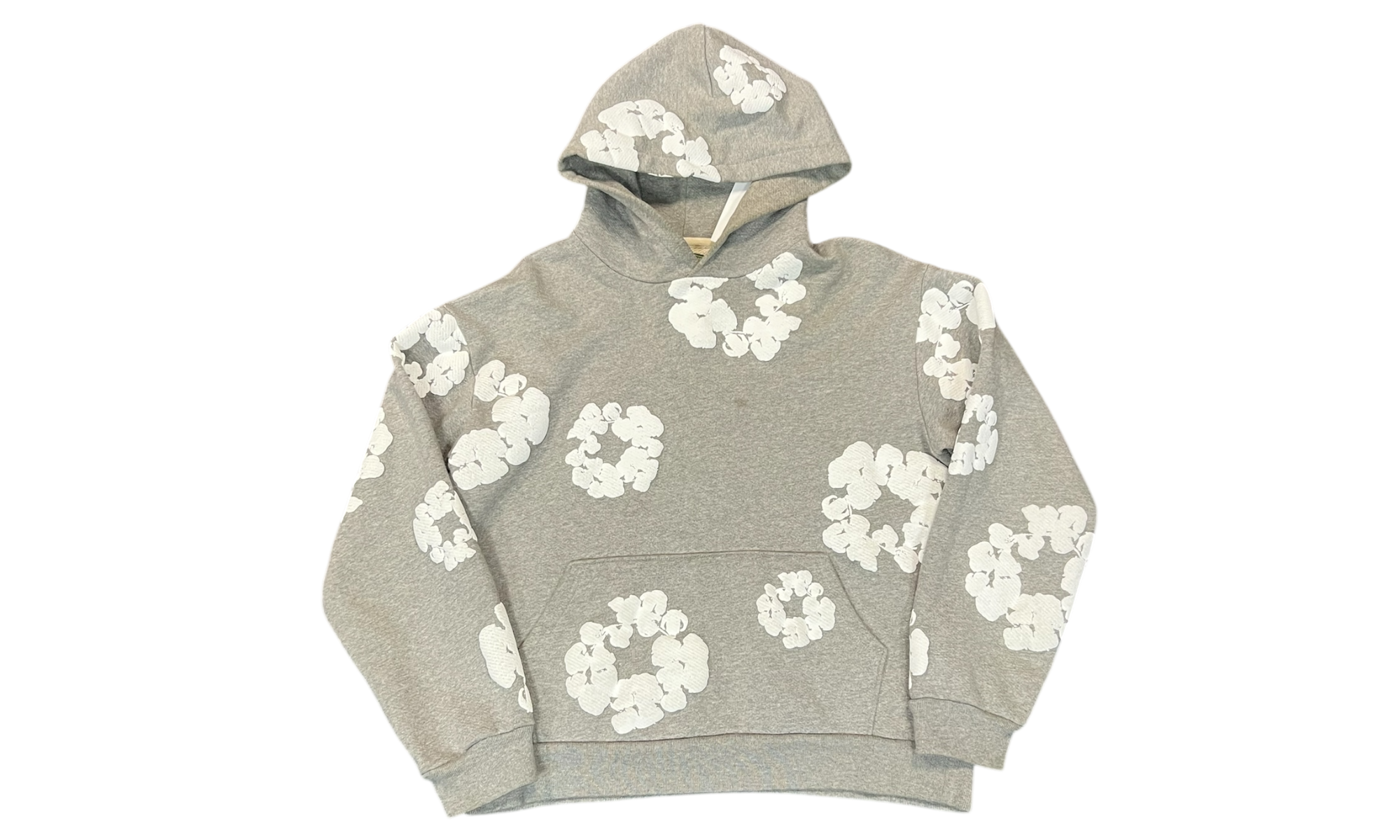 Denim Tears The Cotton Wreath Grey Hoodie (PreOwned)