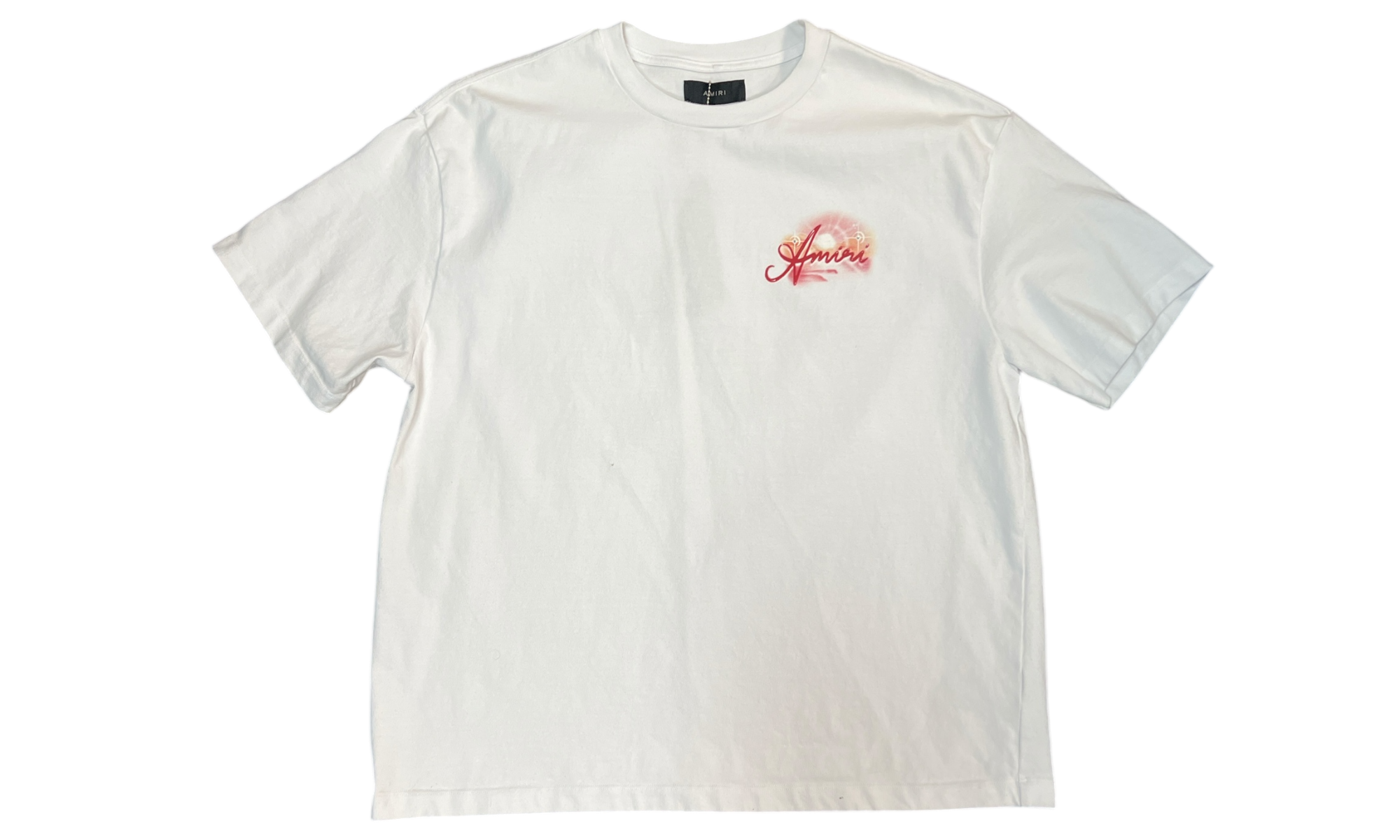 Amiri Paradise Airbrushed White T-Shirt-Bullseye Sneaker Boutique