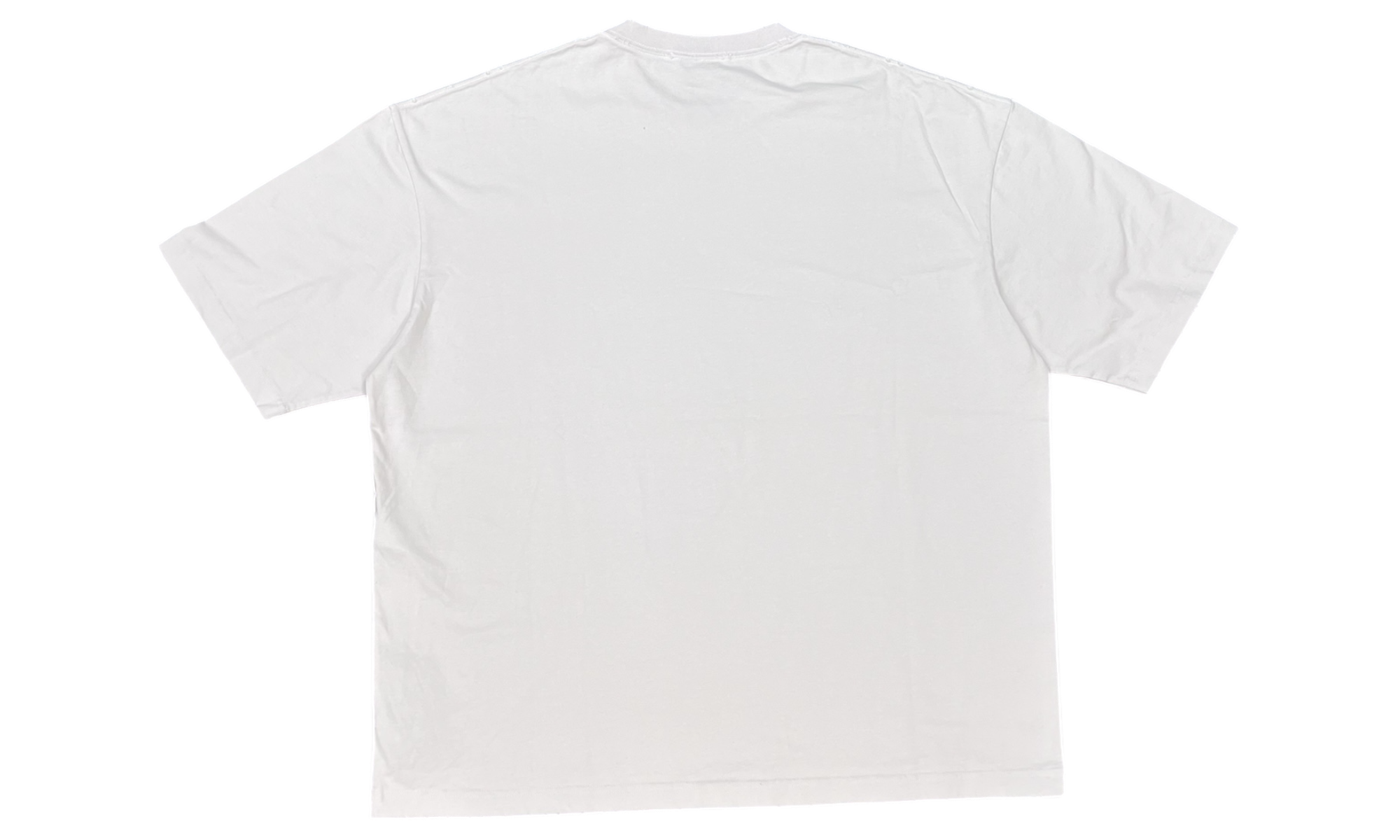 Balenciaga Logo Printed Oversized White T-Shirt