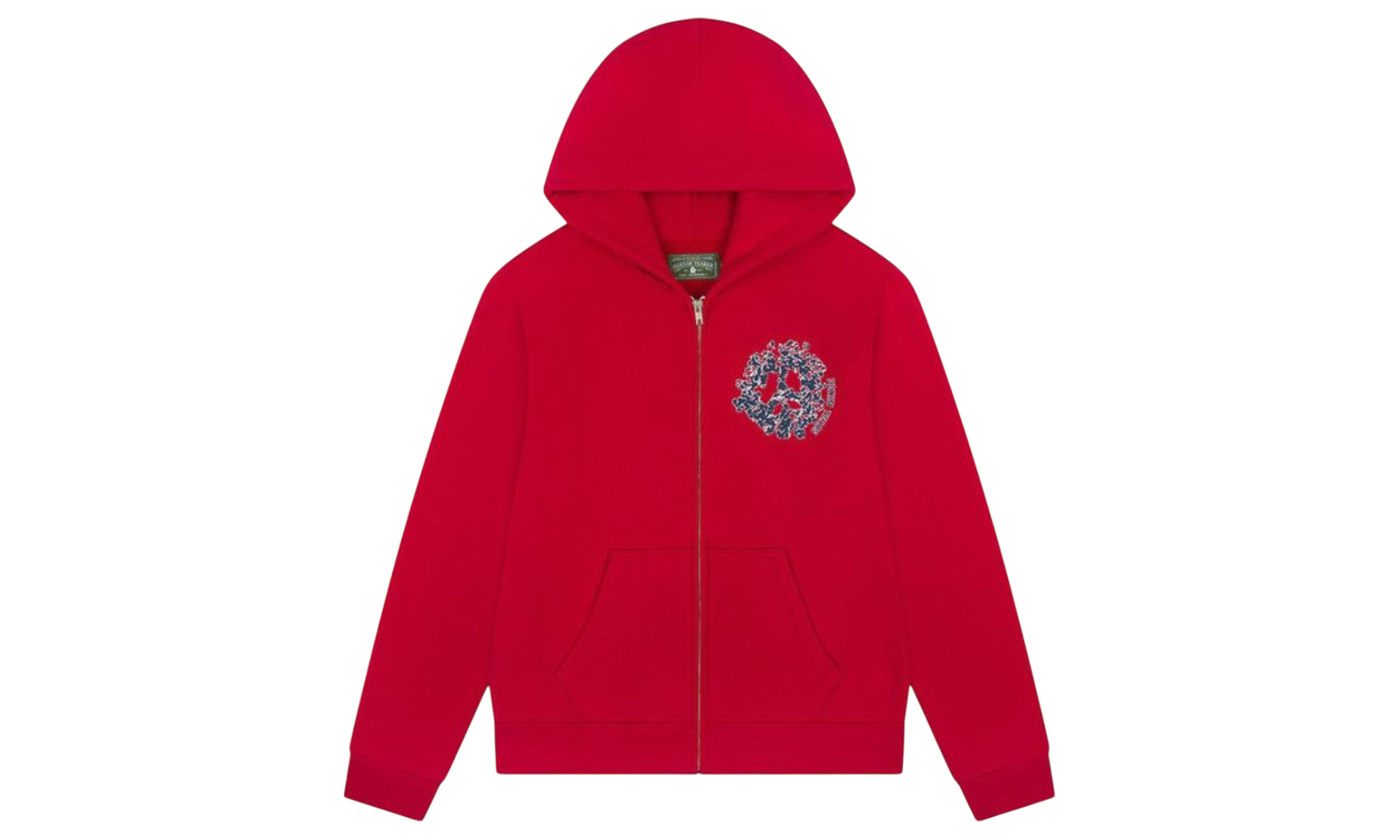 Denim Tears University Red Zip-Up Hoodie