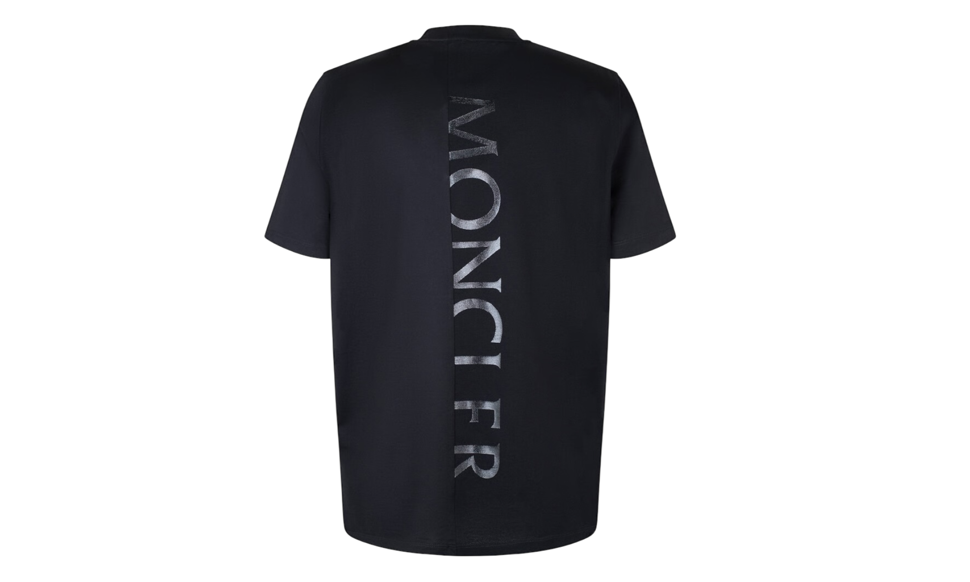 Moncler Vertical Back Logo Cotton T-Shirt