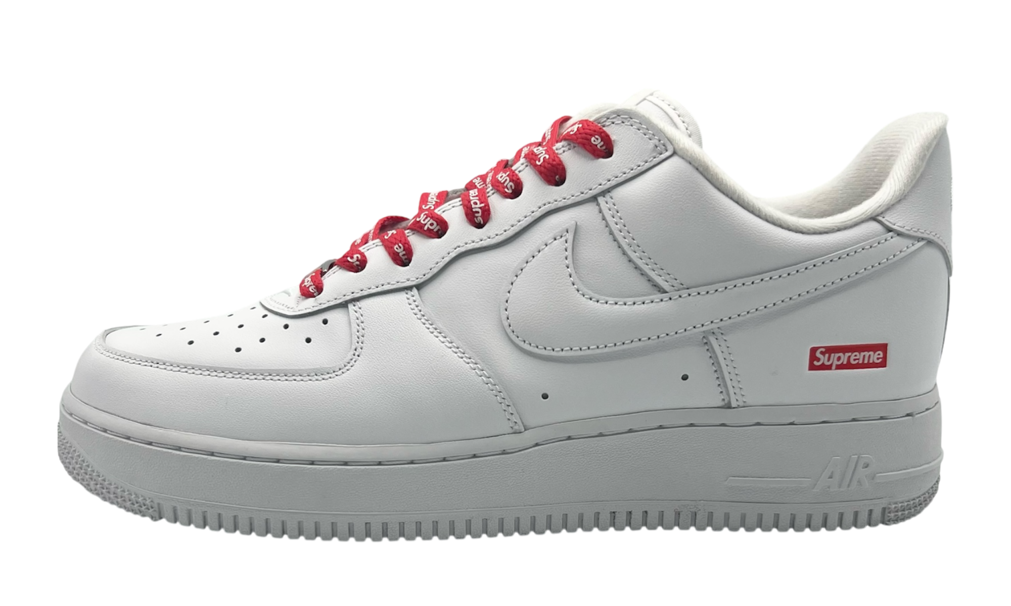 Nike Air Force 1 "Supreme" White (PreOwned)-Bullseye Sneaker Boutique