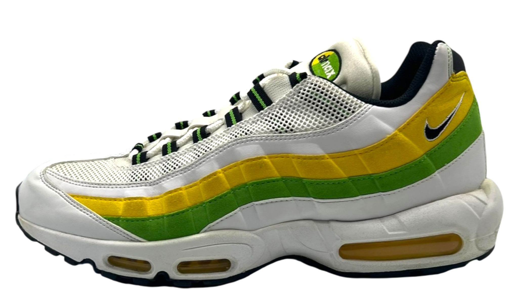 Nike Air Max 95 Essential "Lemon Lime" (PreOwned) (No Insoles) (No Box)-Bullseye Sneaker Boutique