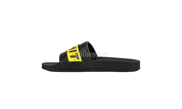 Off-White Industrial Belt Black Yellow Slide-lace-up open toe sandals