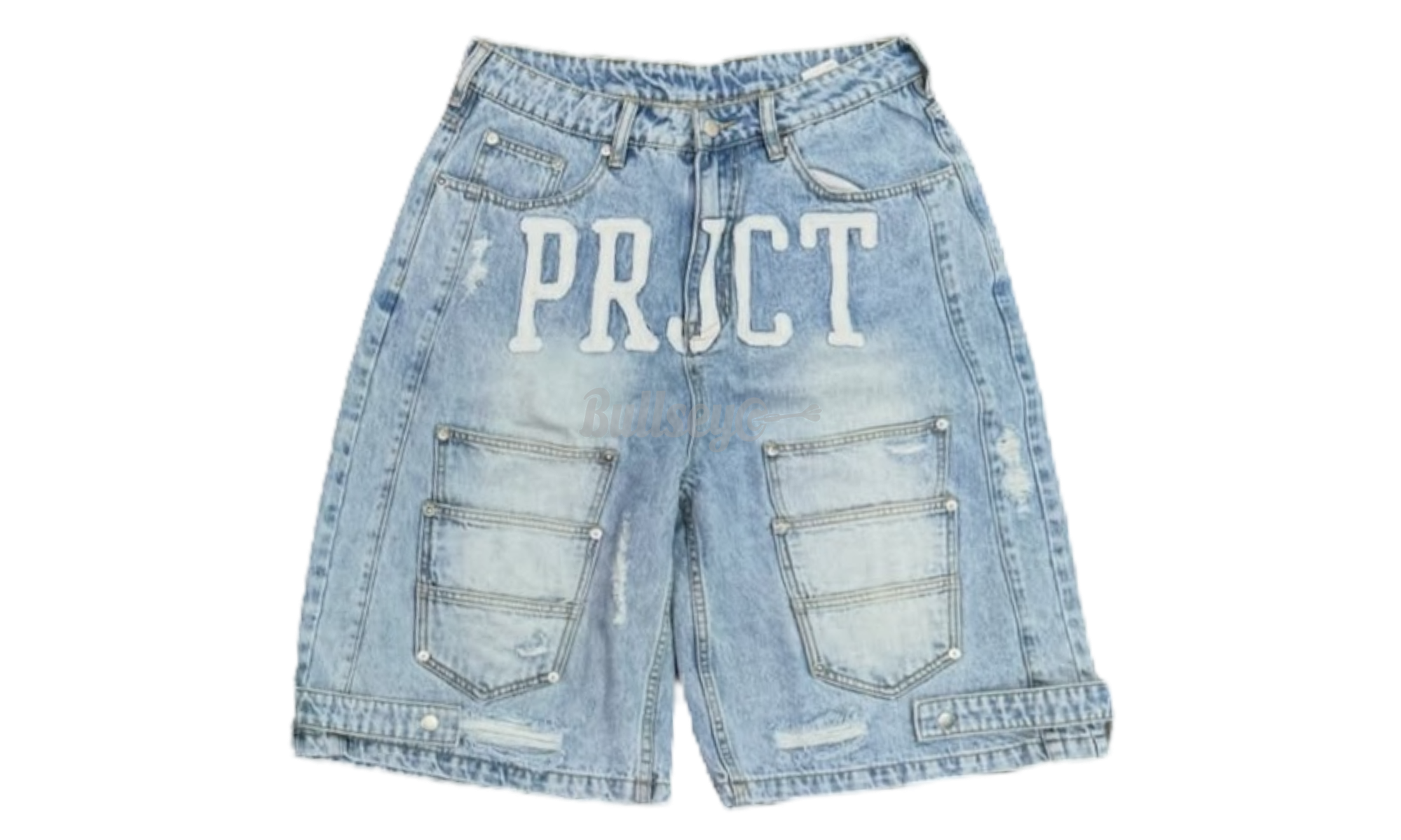 Project Capri Triple Pocket Blue Jean Shorts-Bullseye Sneaker Boutique