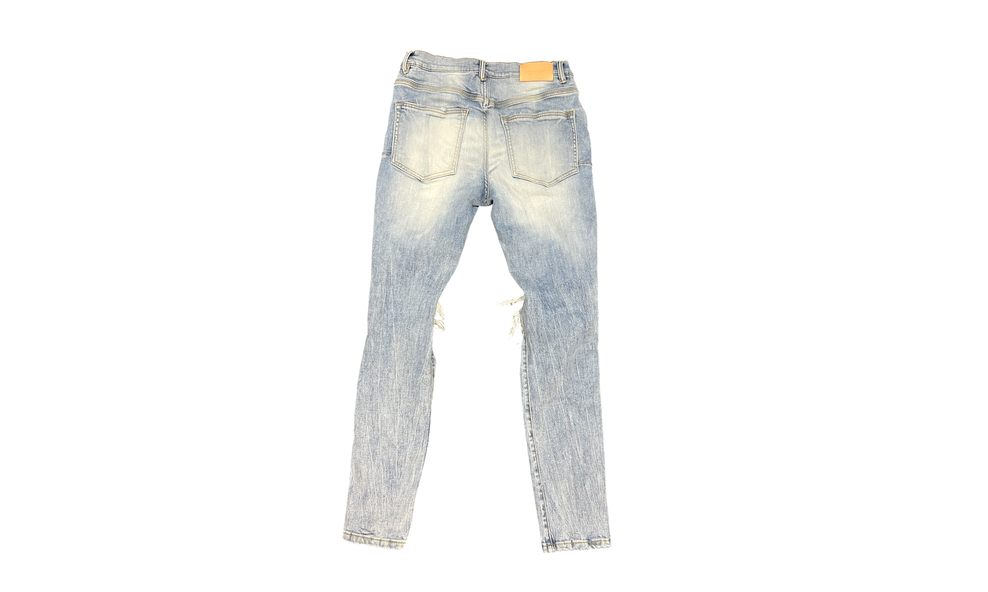 Purple Brand Ripped Blow Out Knee 202345 Denim Jeans (PreOwned)