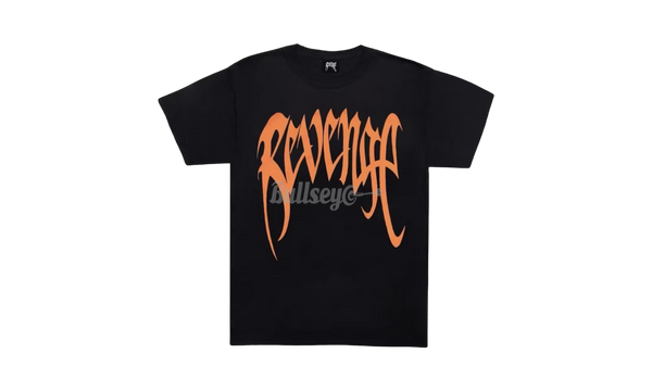 Revenge Orange Arch Black T-Shirt-Женская спортивная футболка asics