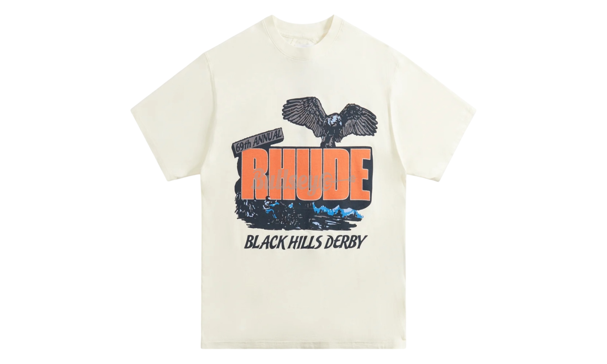 Rhude Black Hills Derby Cream T-Shirt-Bullseye Sneaker Boutique