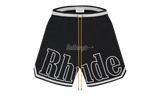 Rhude Court Black Shorts-Bullseye zapatillas Sneaker Boutique