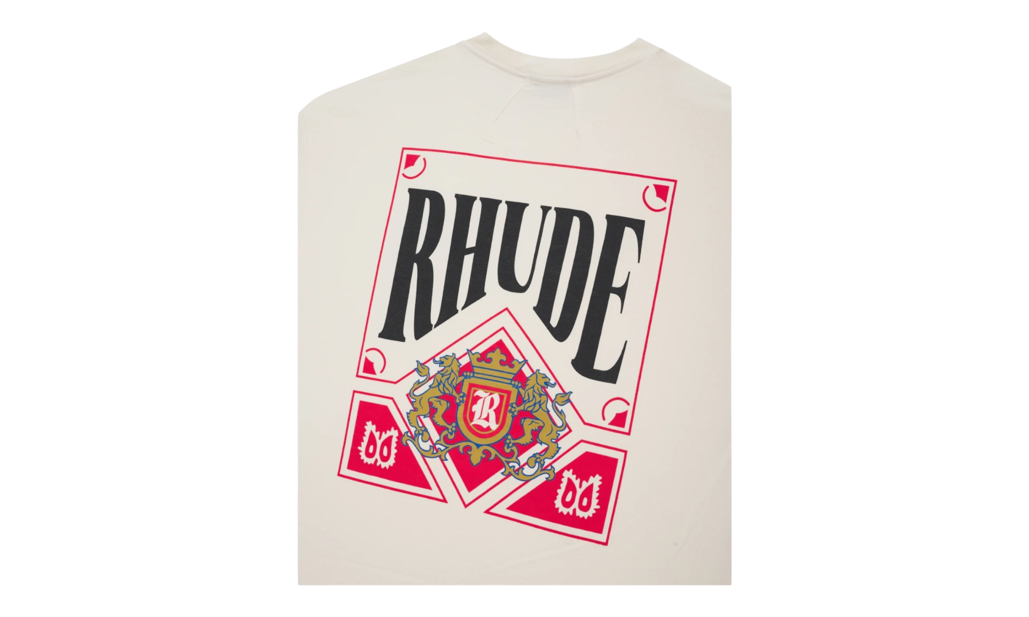 Rhude Vintage Card Red/Cream T-Shirt
