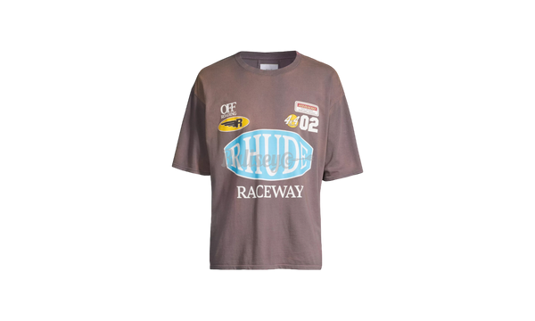 Rhude Vintage Grey Raceway T-Shirt-UNC 3s sneaker tees Carolina Blue Misfit Teddy