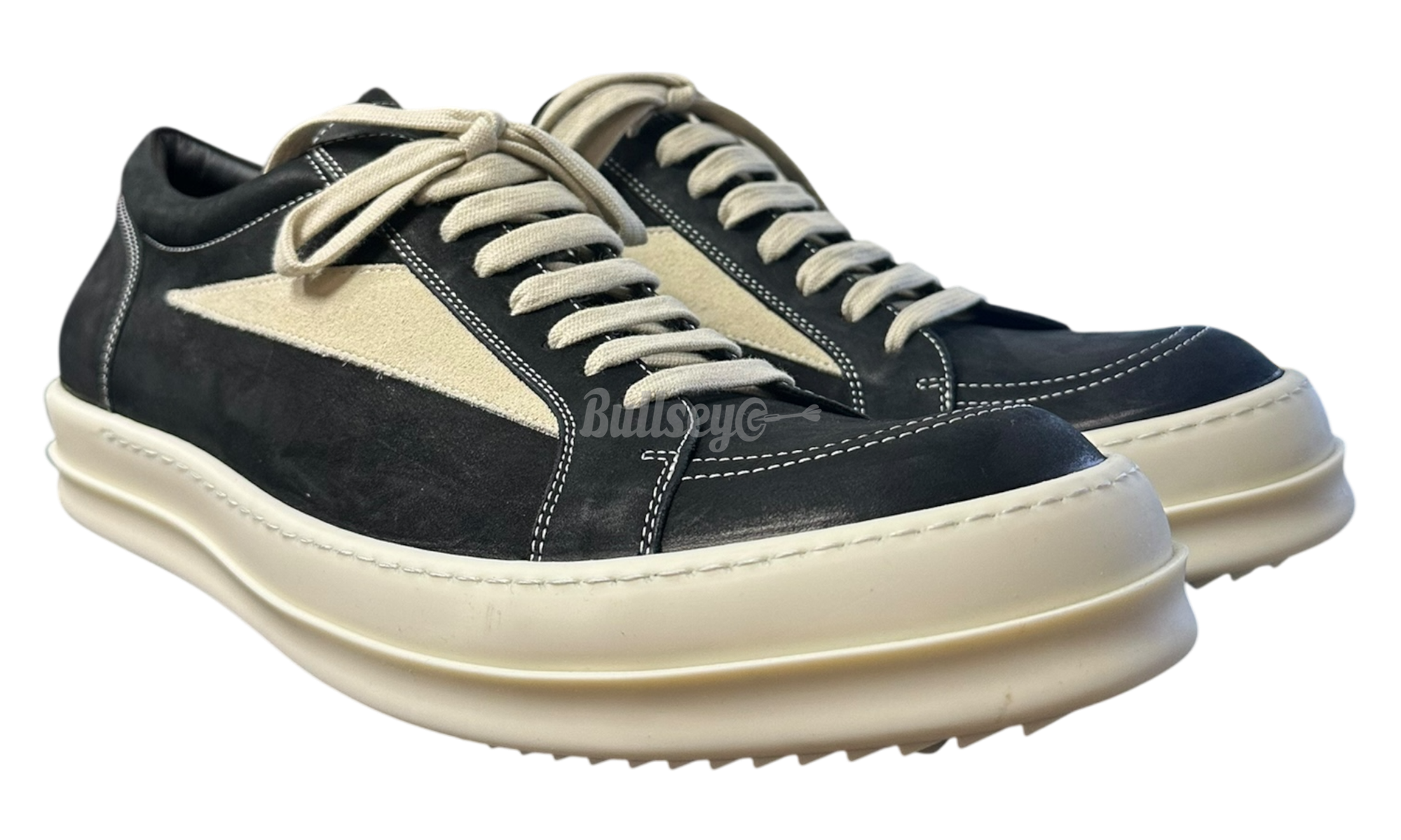 Rick Owens Vintage Low Black/Milk Sneakers