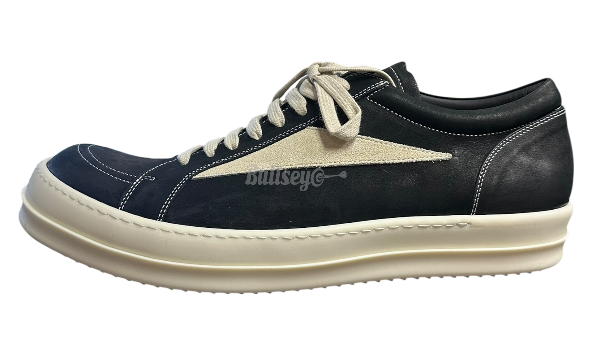 Rick Owens Vintage Low Black/Milk Sneakers-Bullseye Sneaker Boutique