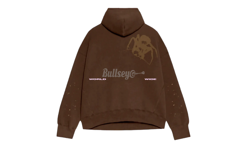 Sp5der Angel Brown Hoodie