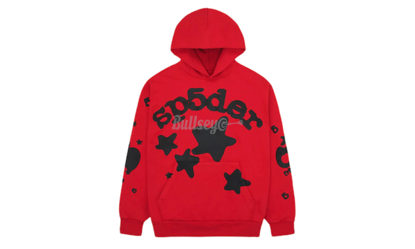Spider Beluga Red Hoodie-adidas originals zx 700 crew