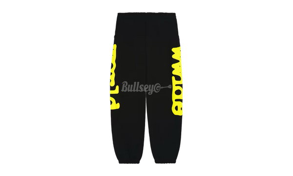 Spider Onyx Yellow Beluga Sweatpants-Pre-owned Leather Calf Boots