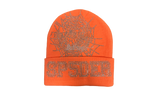 Spider Rhinestone Web Orange Beanie (New York Exclusive)-Bullseye Sneaker Boutique