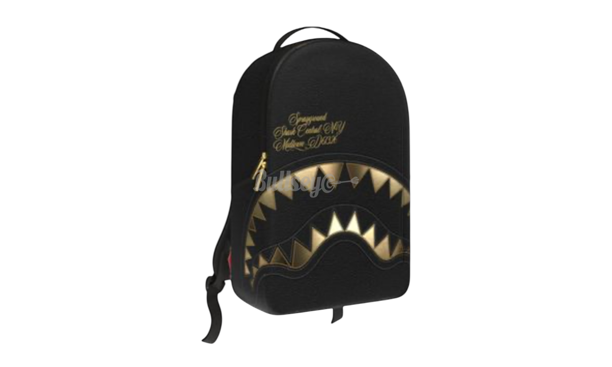 Sprayground Shark Central Gold DLXSV Backpack-Bullseye Sneaker Boutique