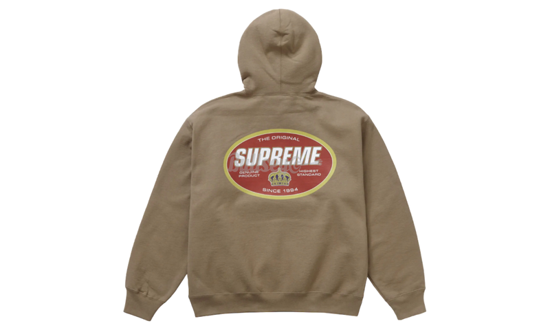 Supreme business Hooded "Dark Sand" Sweatshirt