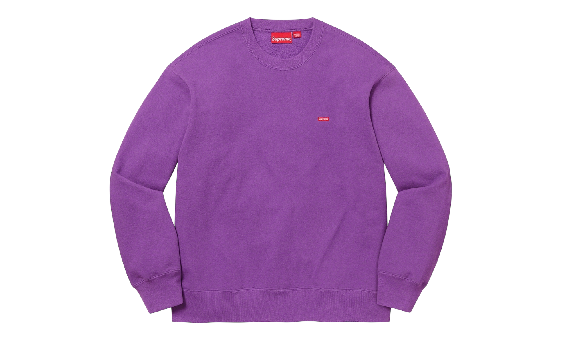 Supreme Cutout Box Logo Violet Crewneck-Bullseye Sneaker Boutique
