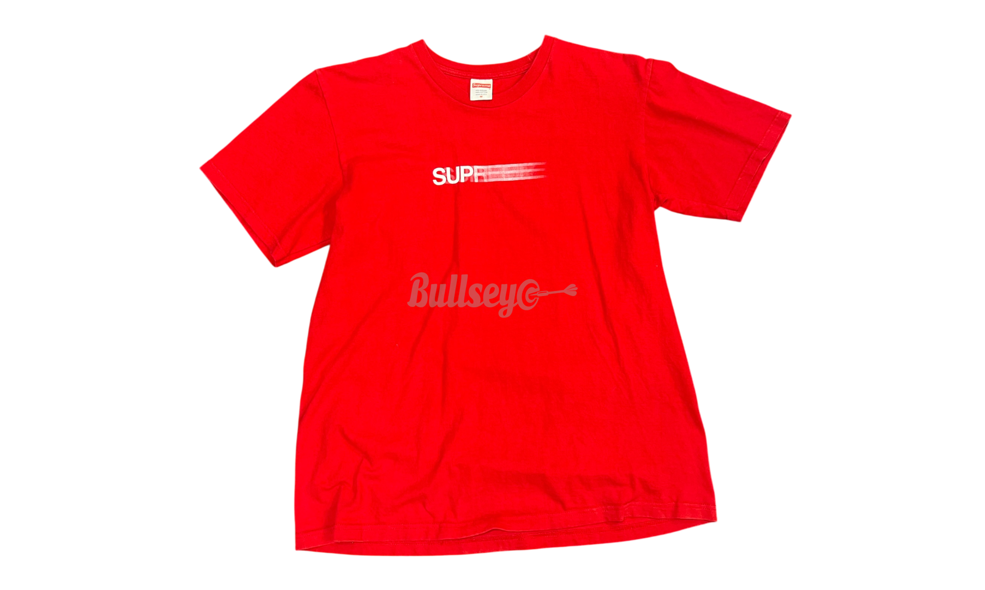 Supreme "Motion Logo" Red T-shirt shoulder (PreOwned)-Rs-flyfishing Sneakers Sale Online
