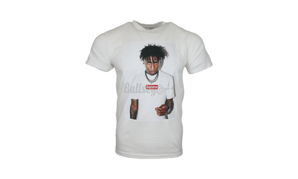 Supreme NBA Youngboy White T-Shirt-ein blick auf den air jordan 6 x psg