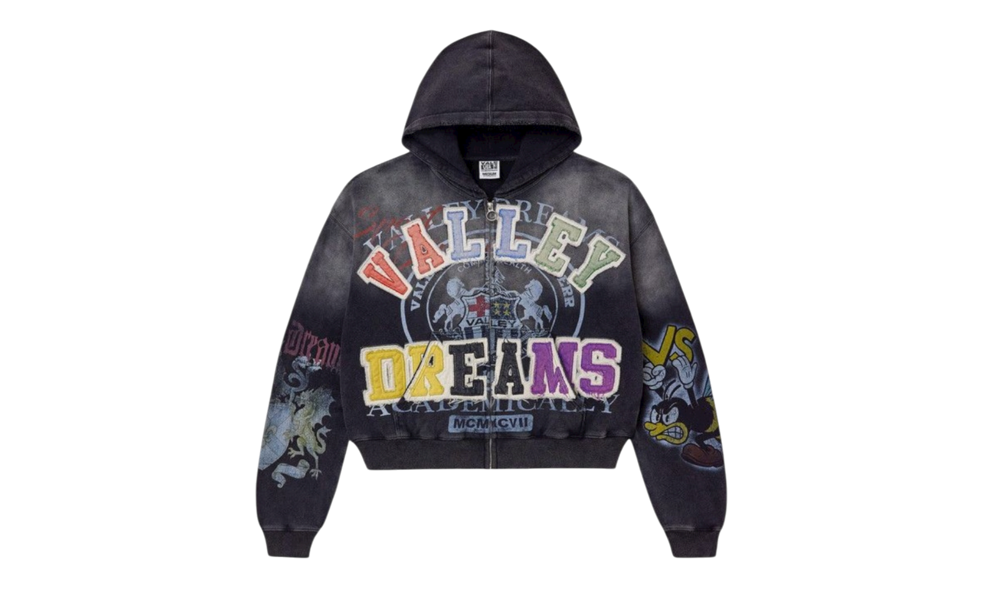 Vale Forever Blasted Zip-Up Hoodie-Bullseye Sneaker Boutique