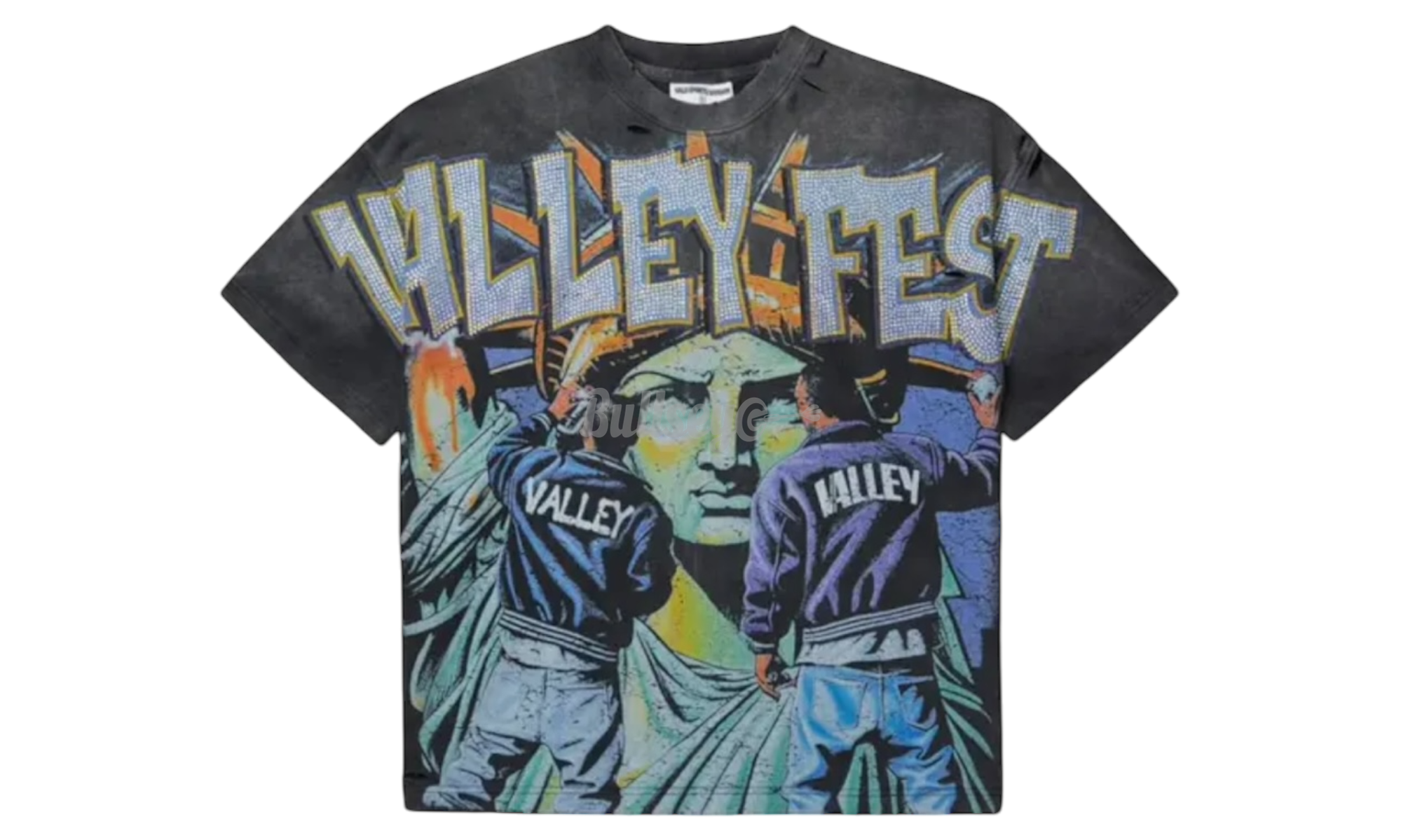 Vale Forever Bling Graffiti Black T-Shirt-Bullseye Sneaker Boutique