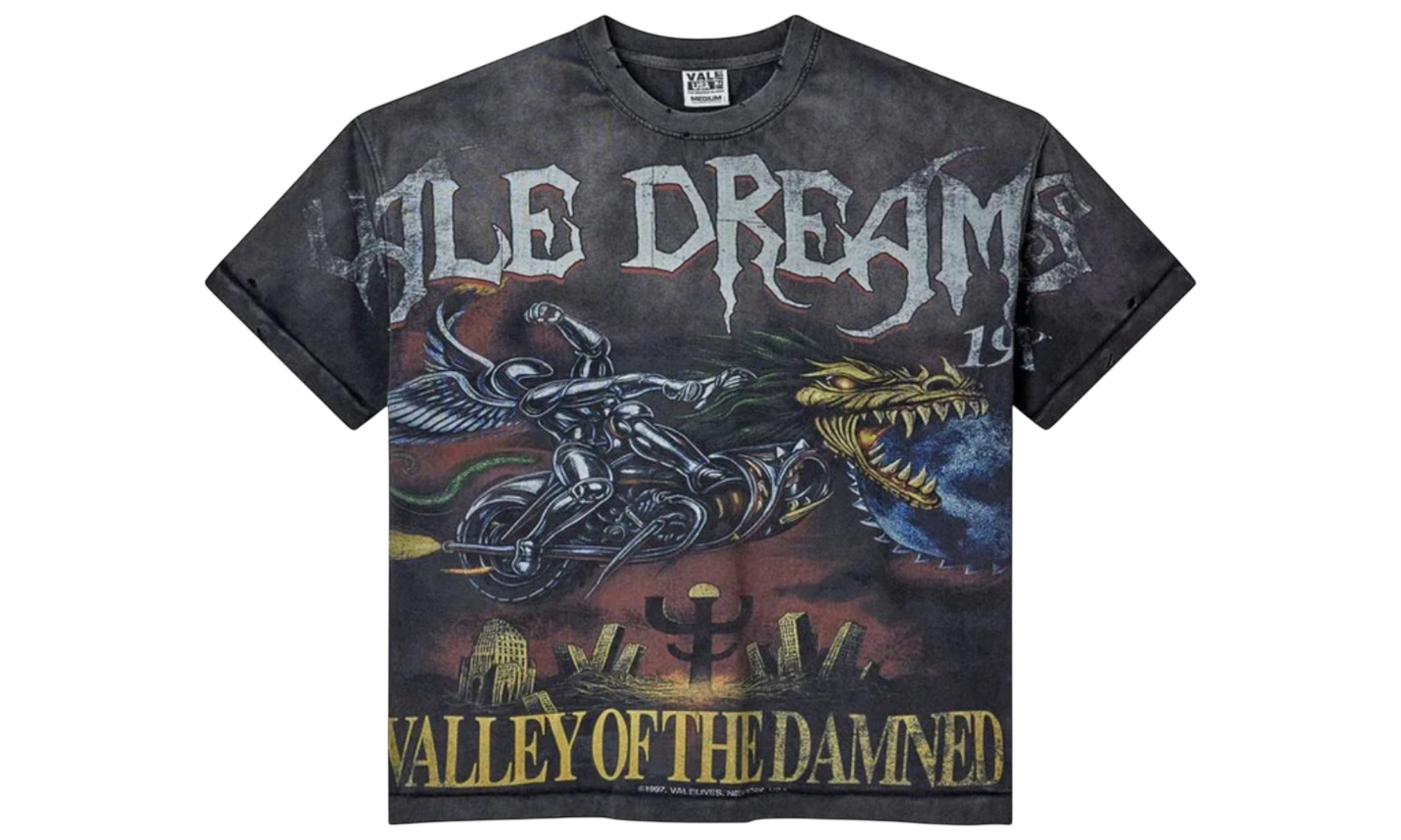 Vale Forever Ride The Dragon Black T-Shirt-Bullseye Sneaker Boutique