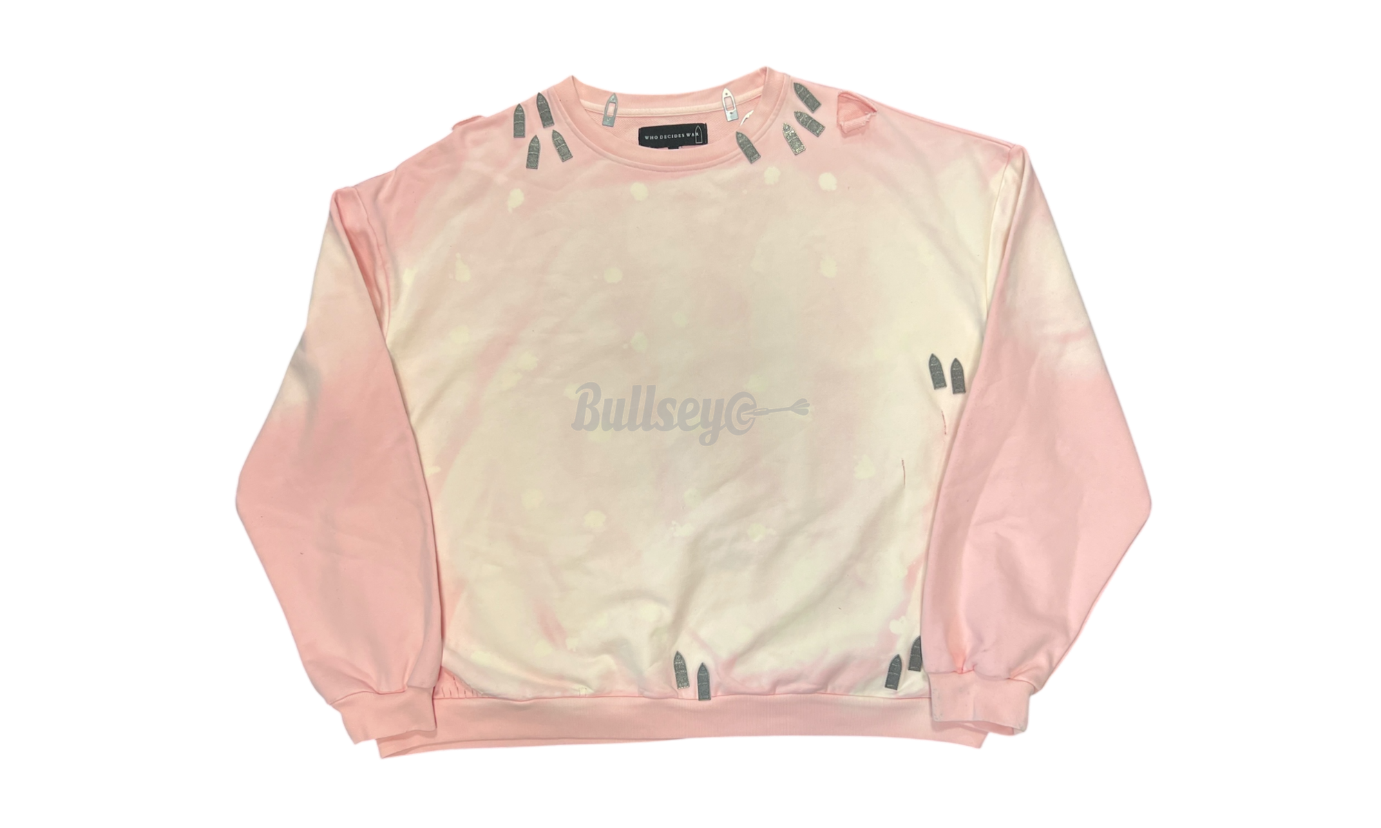 Who Decides War Pink Hardware Sweatshirt (PreOwned)-Bullseye Sneaker Boutique