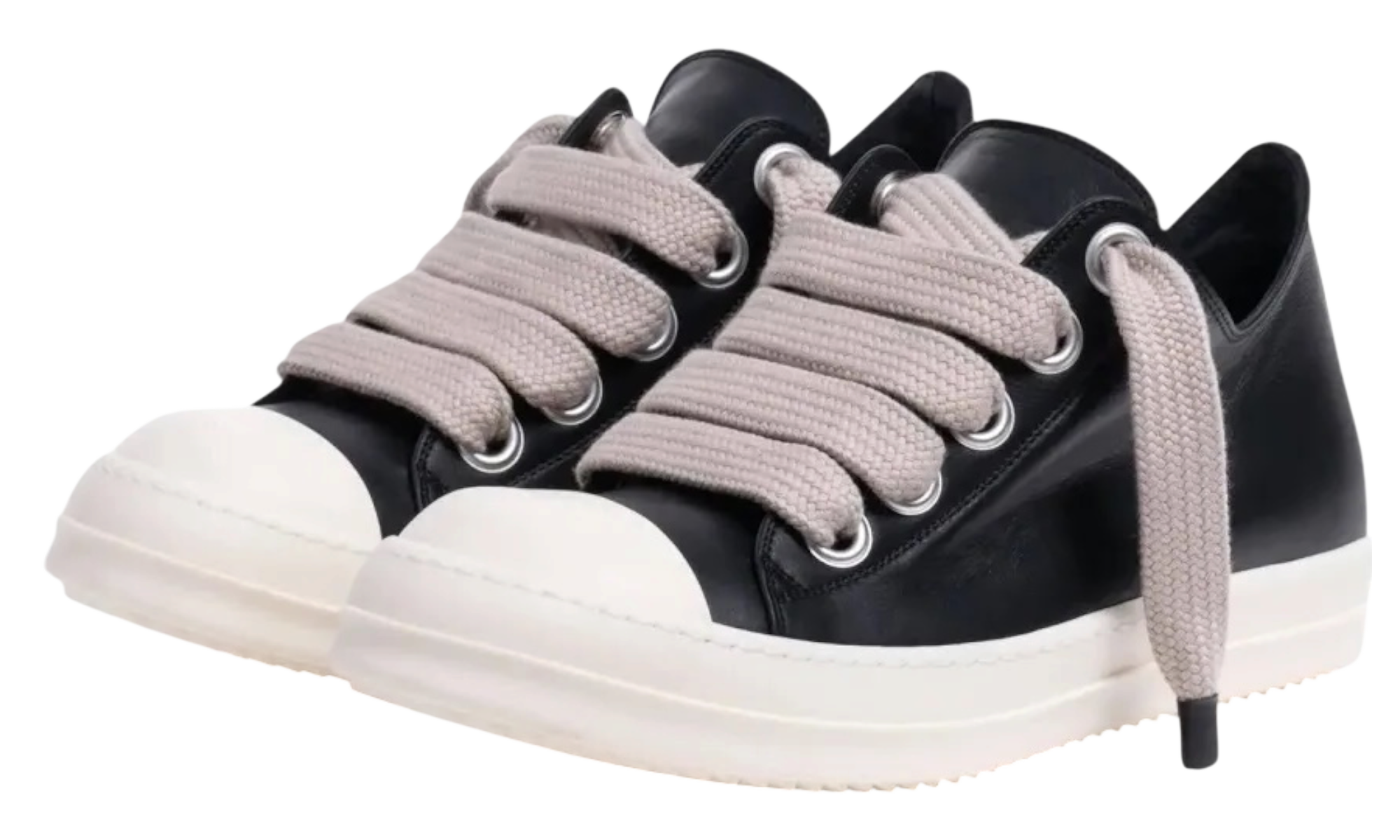 Rick Owens Concordians Jumbo Laced Black/Milk Sneakers