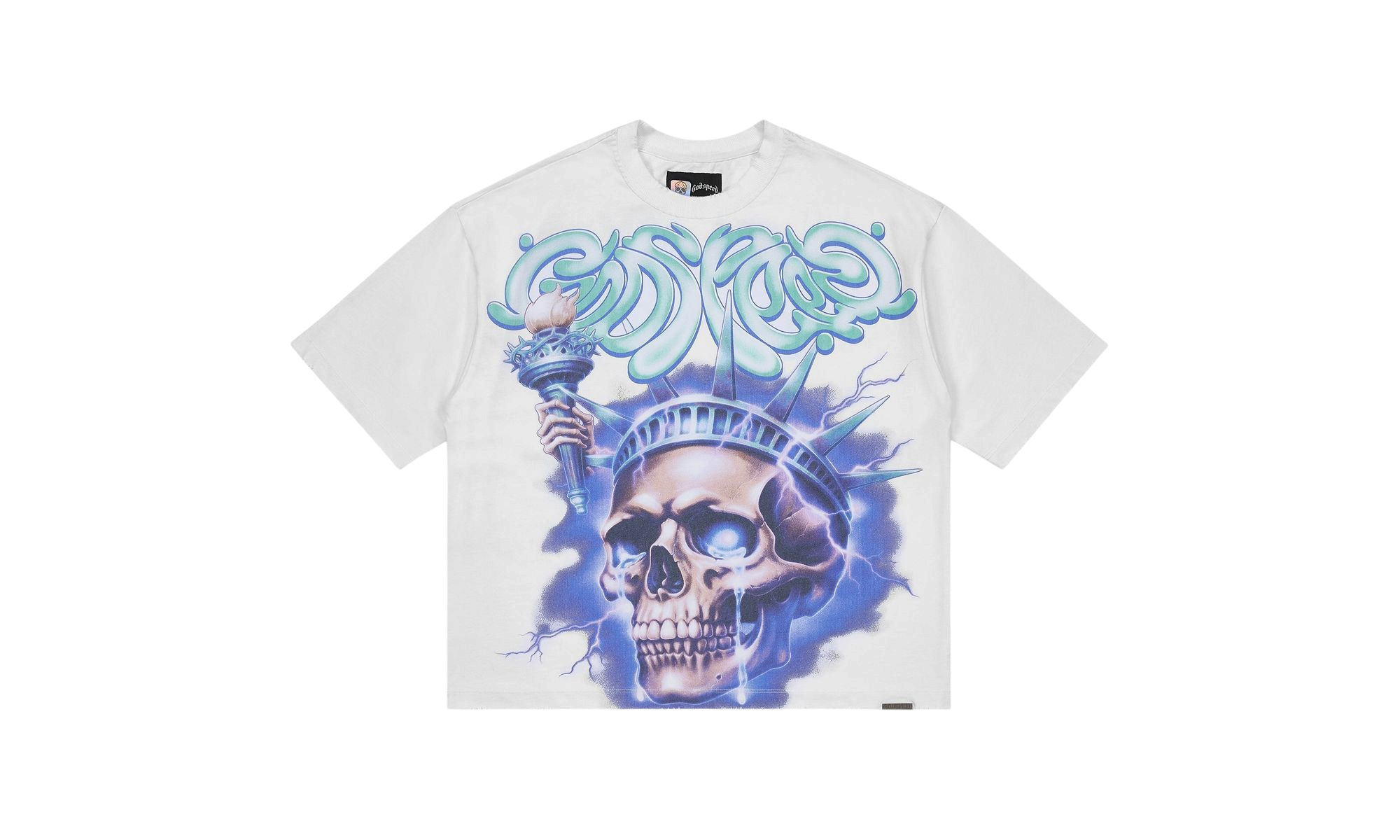 Godspeed Liberty Tears Snow White T-Shirt