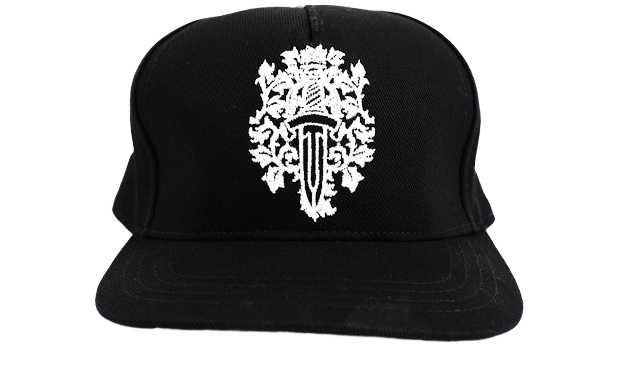 Chrome Hearts Dagger Denim Baseball Hat Black/White