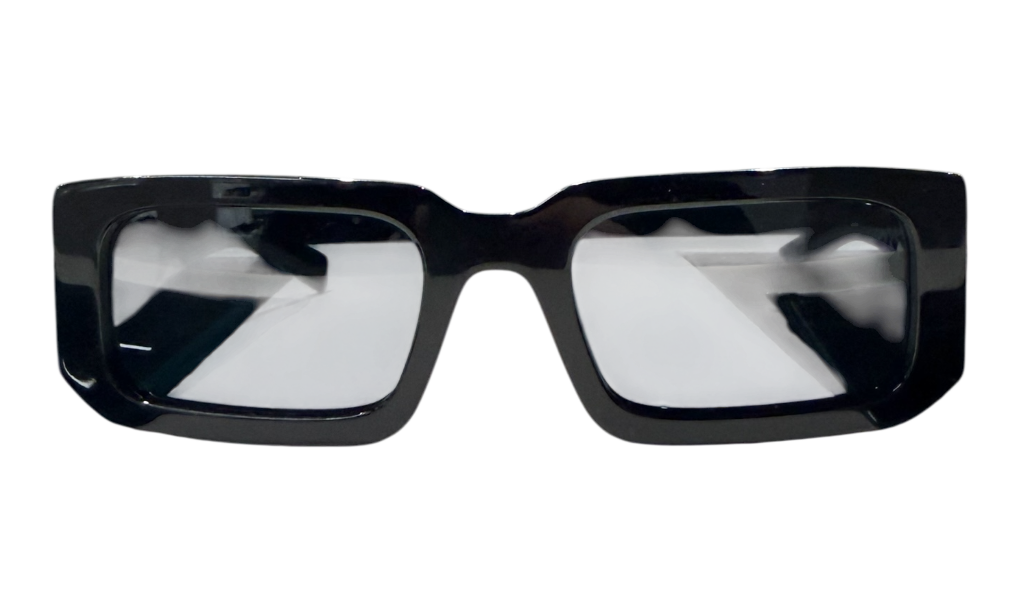 Prada Rectangle Grey Lens Sunglasses (PreOwned)