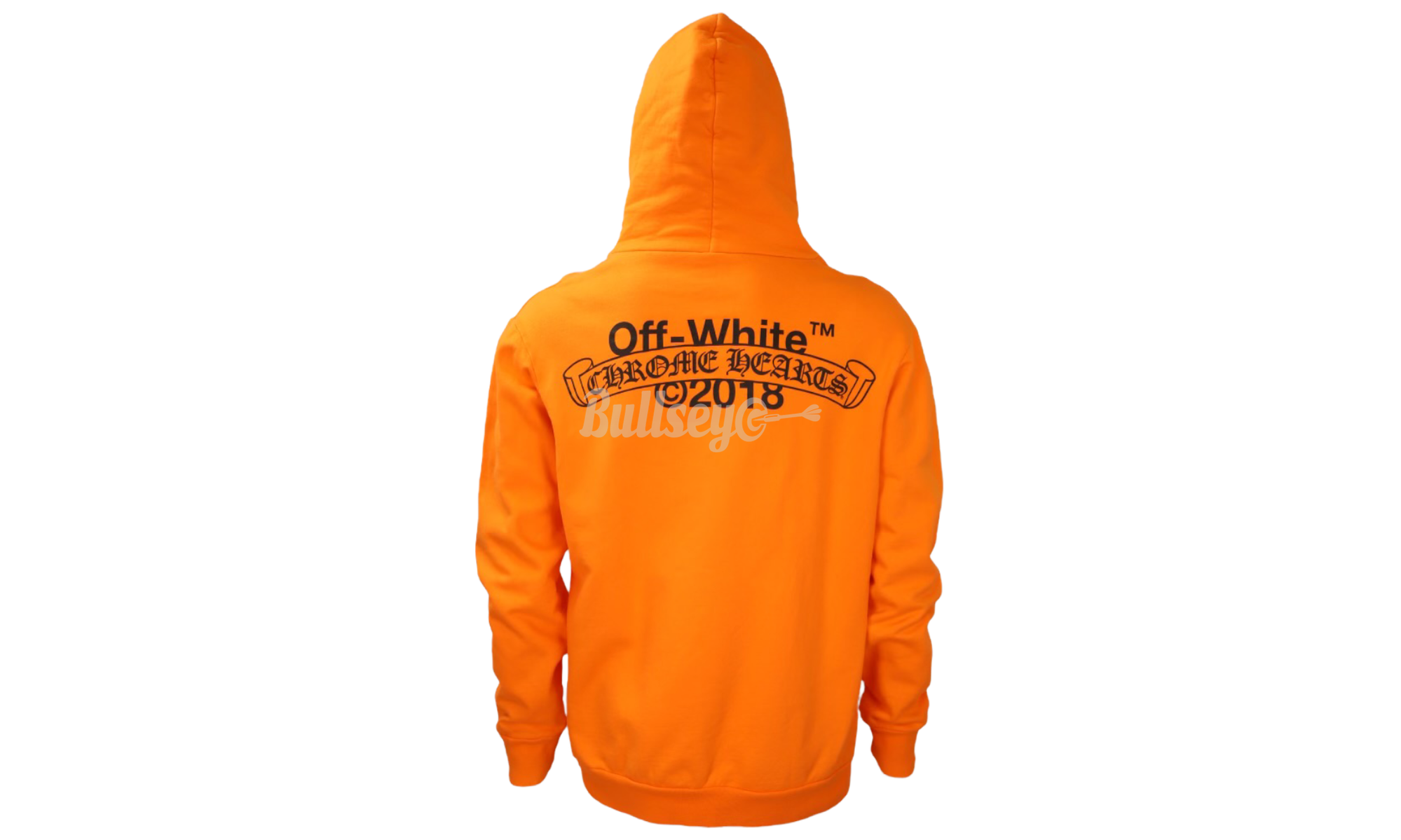 Chrome Hearts x Off-White Scroll Orange Hoodie